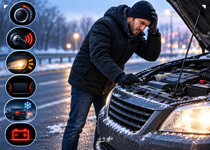 بررسی علت خوابیدن باتری ماشین در سرما